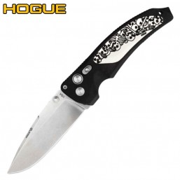 Нож Hogue EX-03 Drop Point 4" Skulls & Bones 34350TFS