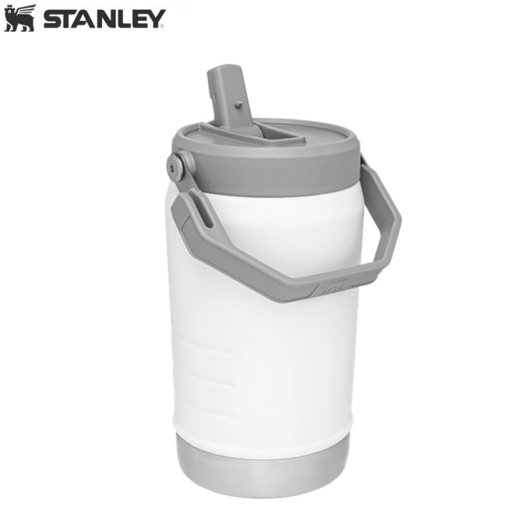 Термобутылка Stanley Flip Straw Jug 1,18L White