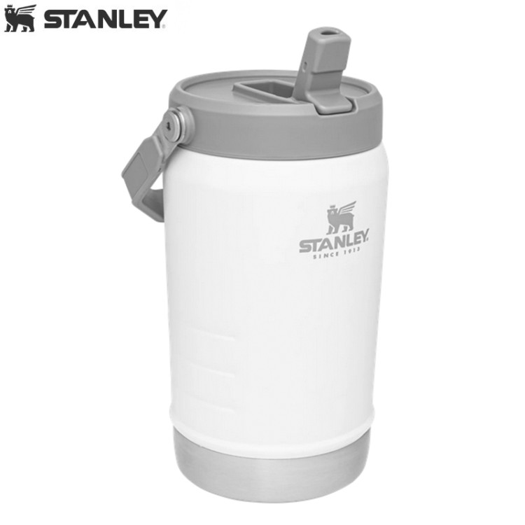 Термобутылка Stanley Flip Straw Jug 1,18L White