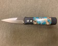 Нож Pro-Tech Godson Turquoise/Abalone/Bronze 721TQABBRZ