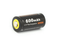 Аккумулятор Soshine RCR123 3,0 В. 600 mAh 1 шт.
