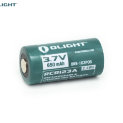 Olight 16340qe.jpg Аккумулятор Olight 16340 3,7 В 650 mAh (+USB порт зарядки) 1шт.